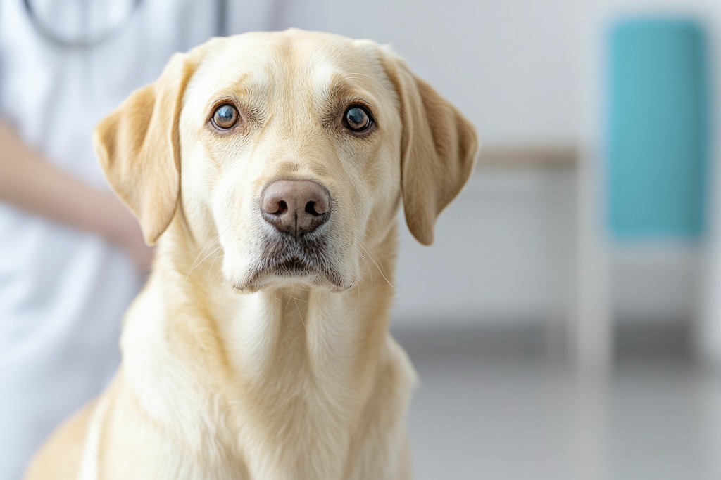 Cão com leptospirose em cachorro